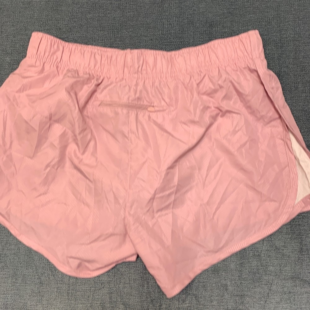 Leg3nd Running Shorts Womens M Pale Pink Herringbone Athleticwear Yoga Sports